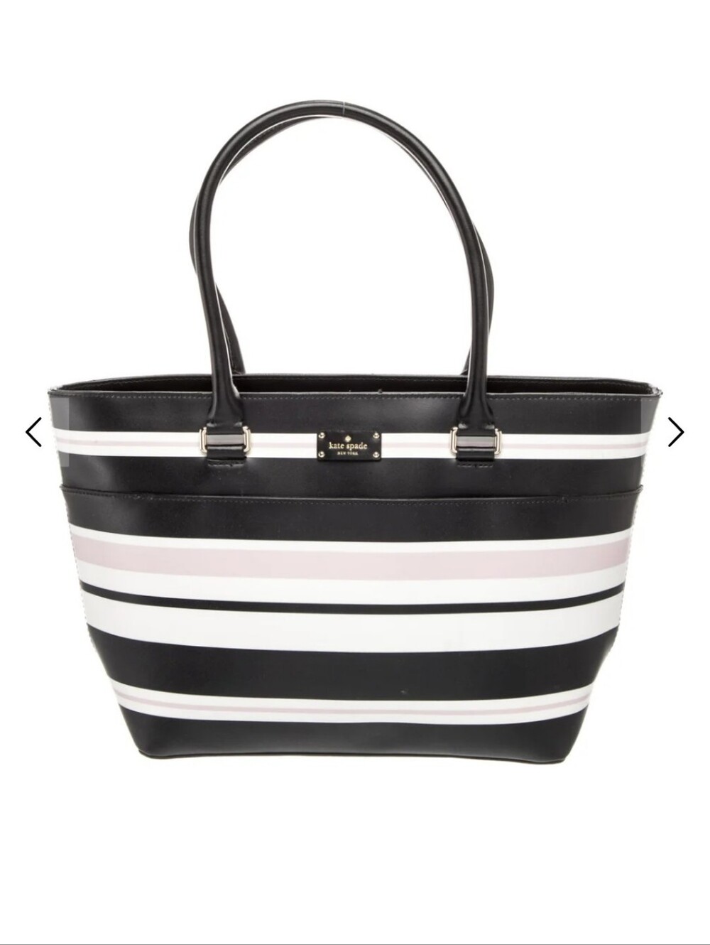 Kate Spade New York Grove Street Stripe Margareta Tote Bag Great Condition